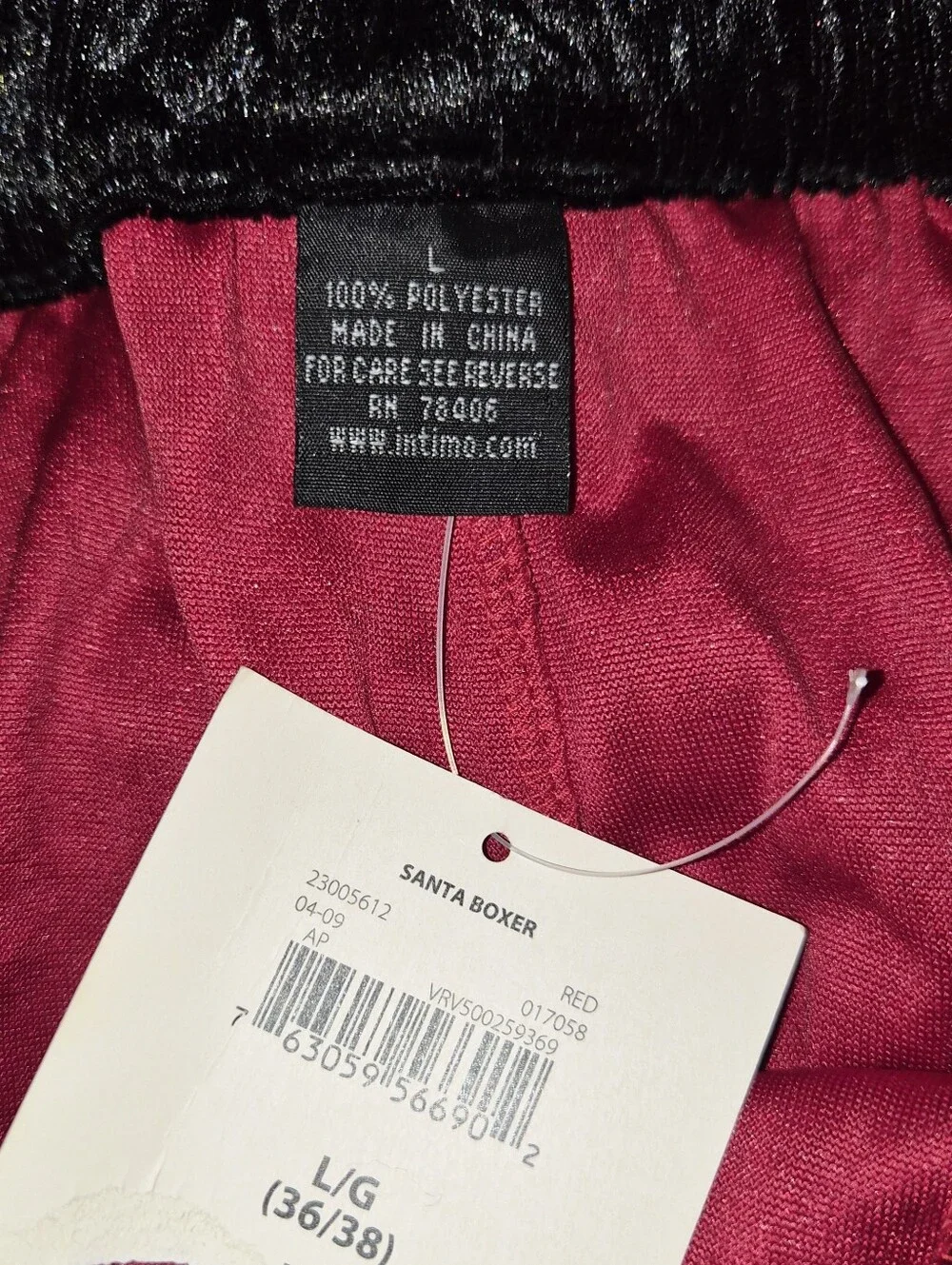 Velvet Lace-Trim Sleep Shorts in Burgundy